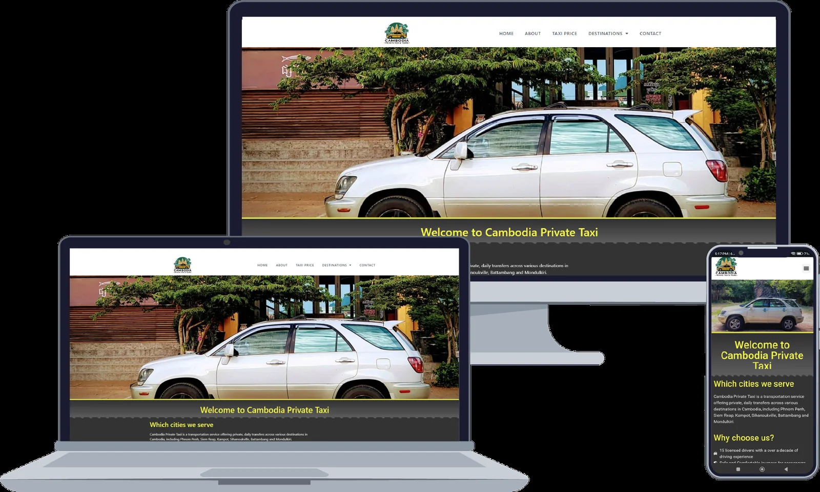 Vorschau des Projekts Cambodia Private Taxi